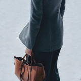 Polene Cyme Mini Edition Textured Cognac