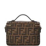 Vanity FF-pattern top-handle shoulder bag