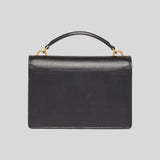 SAINT LAURENT YSL Sunset Chain Wallet In Smooth Leather Black