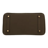 Hermès Birkin 25 cm handbag in green Eucalyptus togo leather