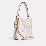 COACH Small Town Bucket Bag In Signature Canvas With Mystical Floral Print