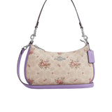 COACH Teri Shoulder Bag In Signature Canvas With Floral Print CAL37