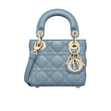 Mini Lady Dior Bag Blush Cannage Lambskin