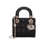 CHRISTIAN DIOR Lambskin Cannage Bag