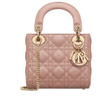 Mini Lady Dior Bag Blush Cannage Lambskin