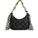 CHARLES & KEITH Mini Alcott Scarf Handle Quilted Bag