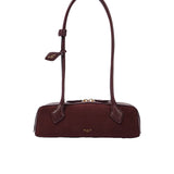 ALAIA LE TECKEL SMALL BI-MATERIAL BAG IN LEATHER