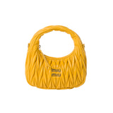 Miu Miu Wander matelassé nappa leather hobo bag